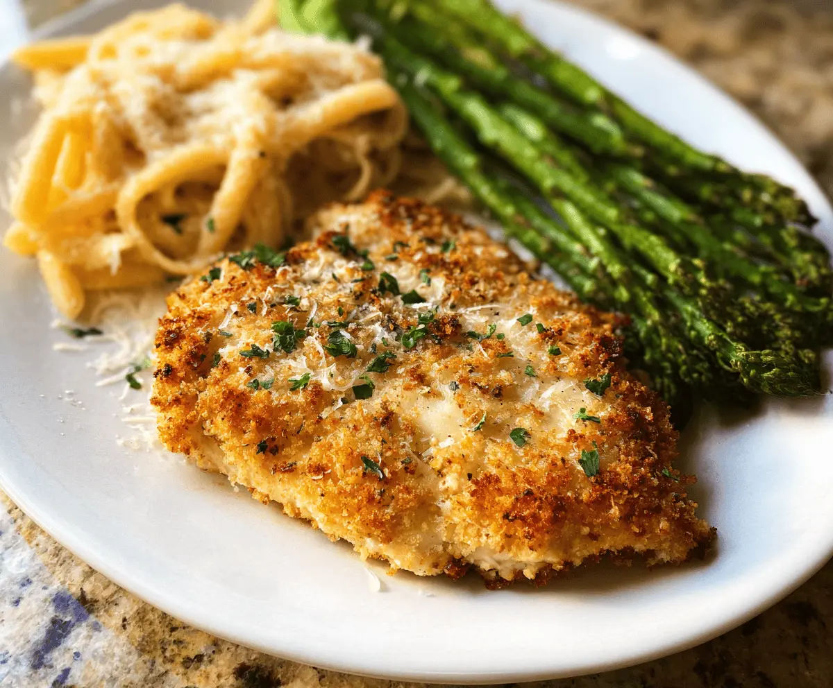 Crispy Parmesan Crusted Chicken Recipe