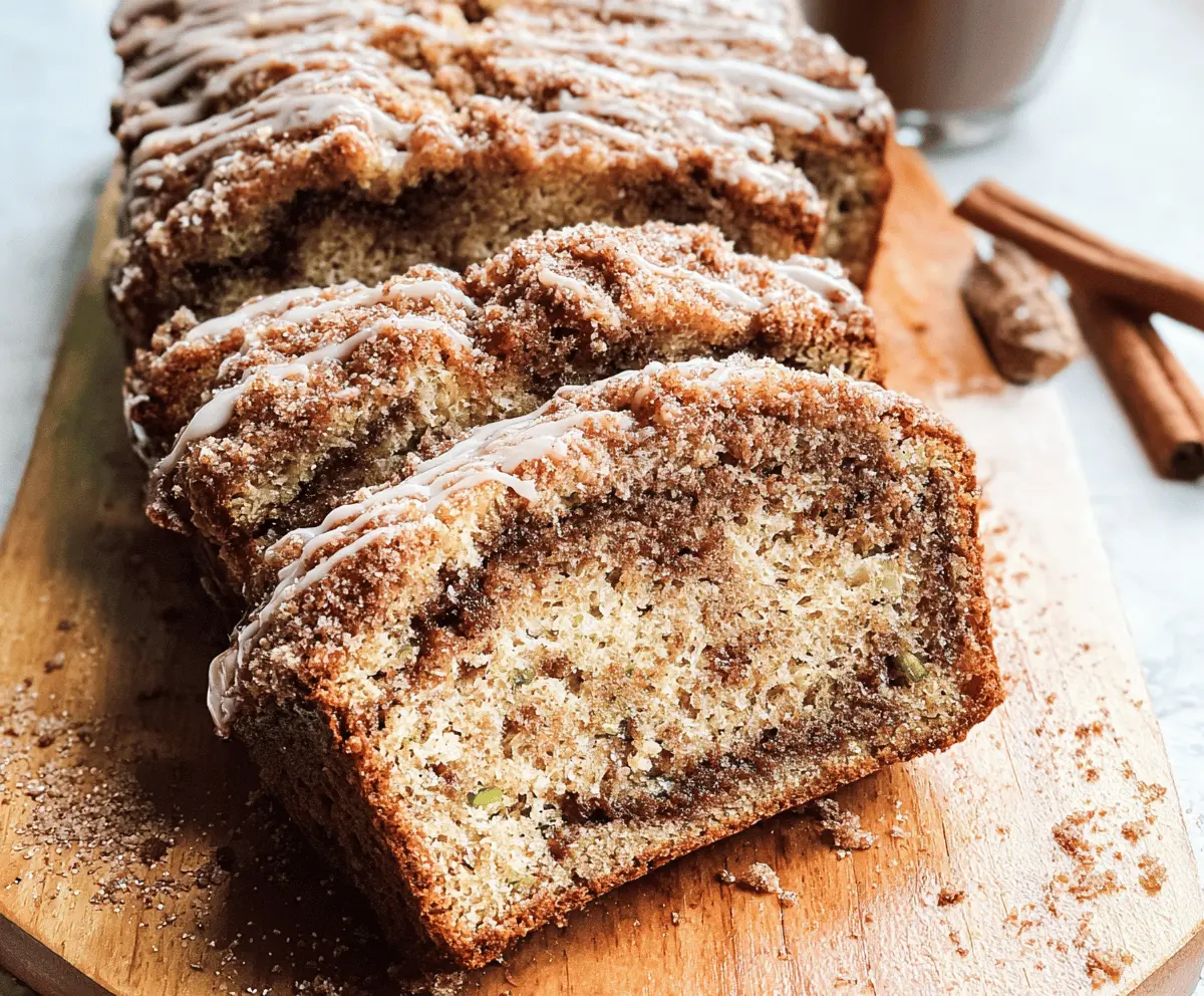 Easy Cinnamon Swirl Zucchini Bread Recipe