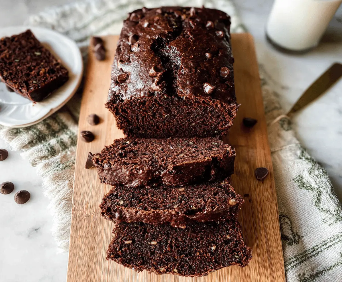 Healthy Chocolate Zucchini Bread Recipe