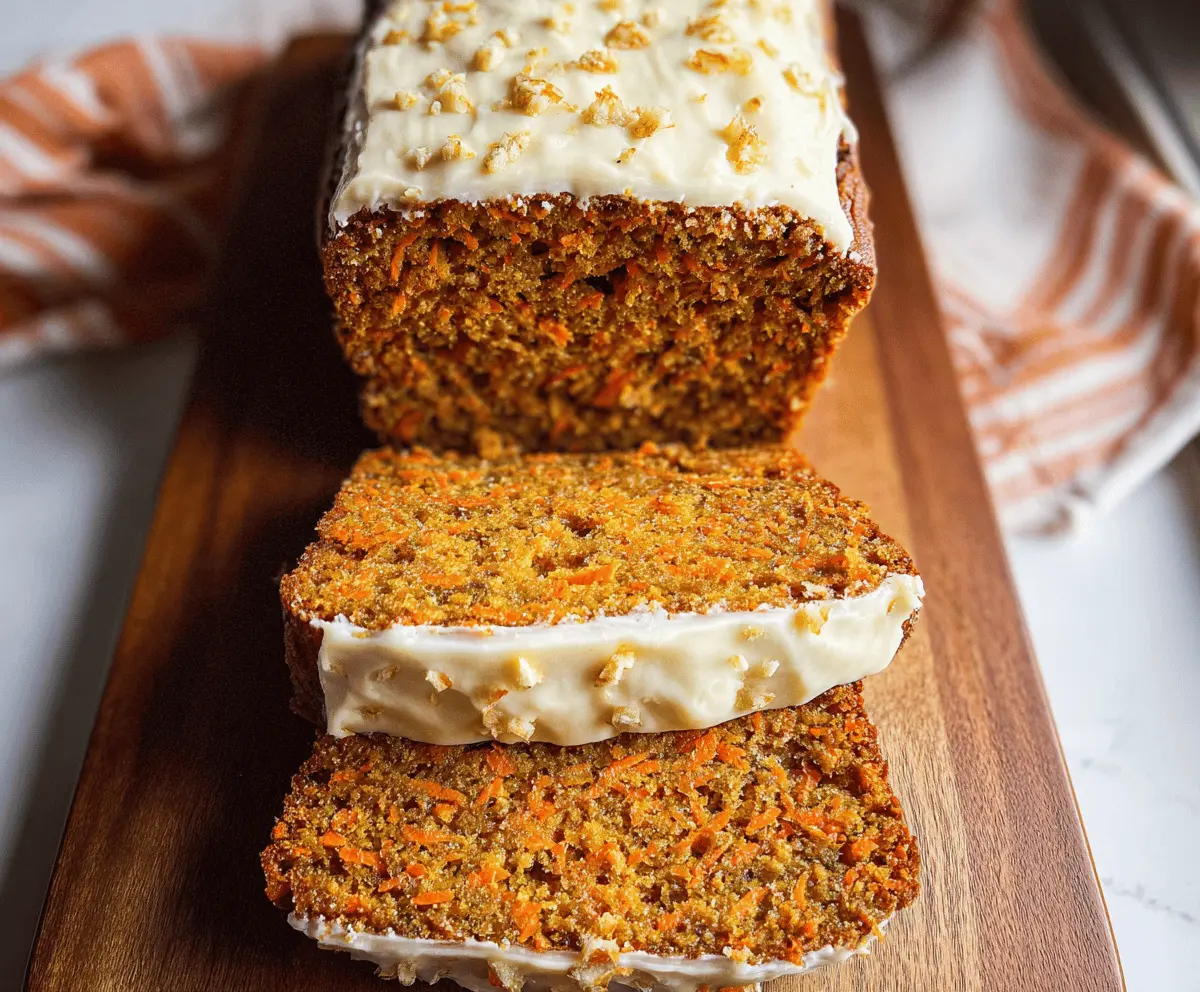 Easy Moist Carrot Bread Recipe