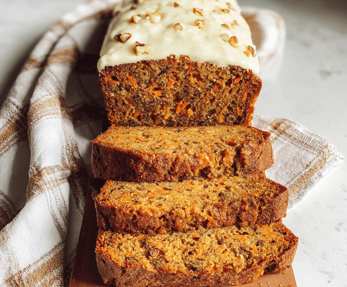 Easy Moist Carrot Bread Recipe