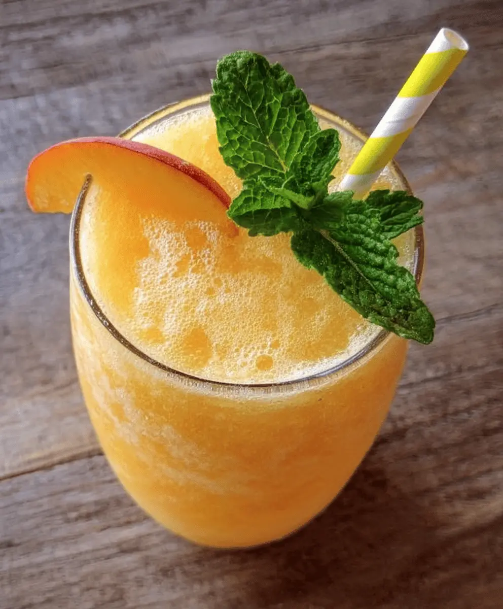 Refreshing Peach Lemonade Slush Recipe