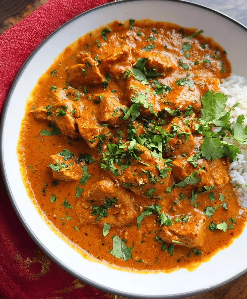Easy Slow Cooker Indian Butter Chicken Recipe