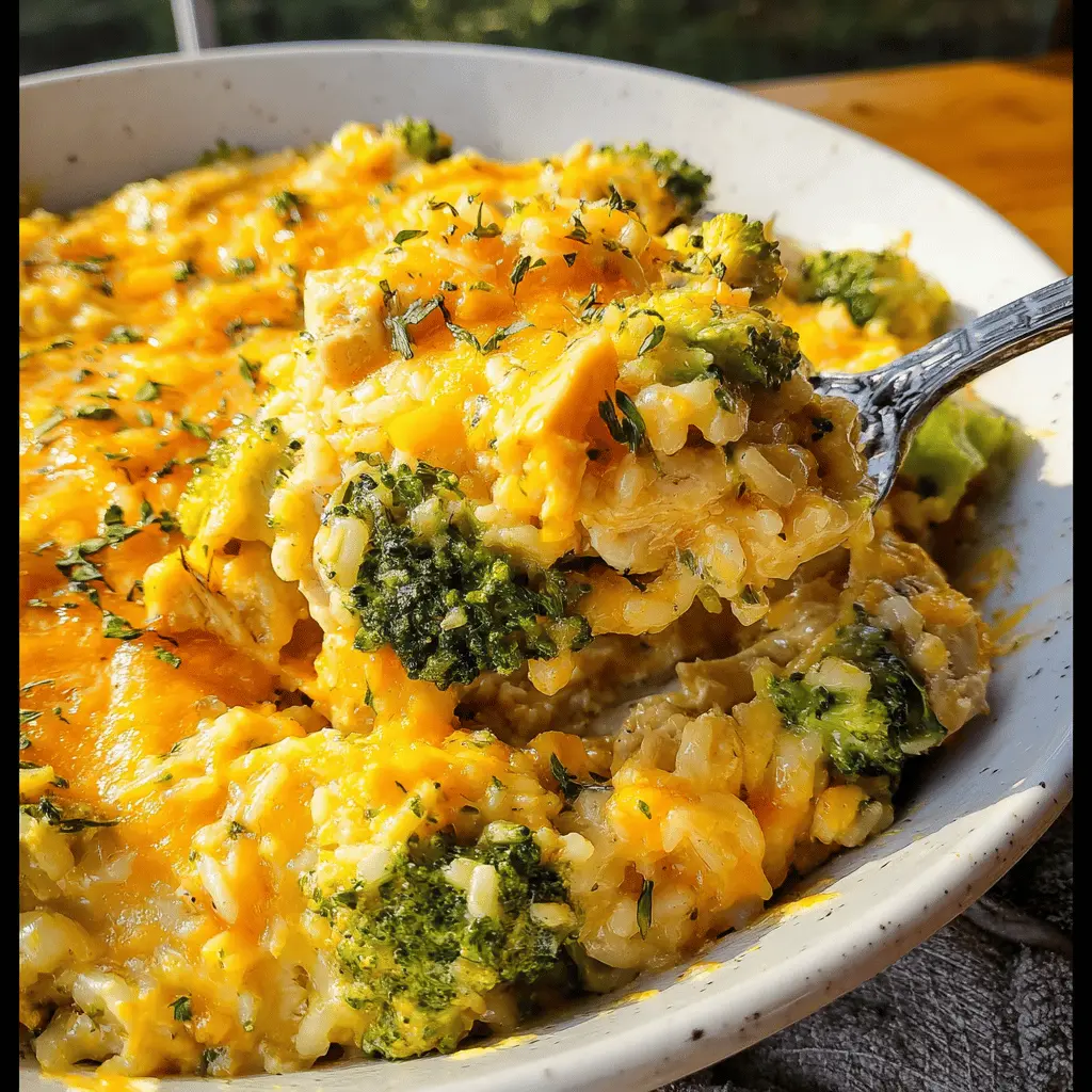 Easy Crockpot Cheesy Chicken Broccoli Rice