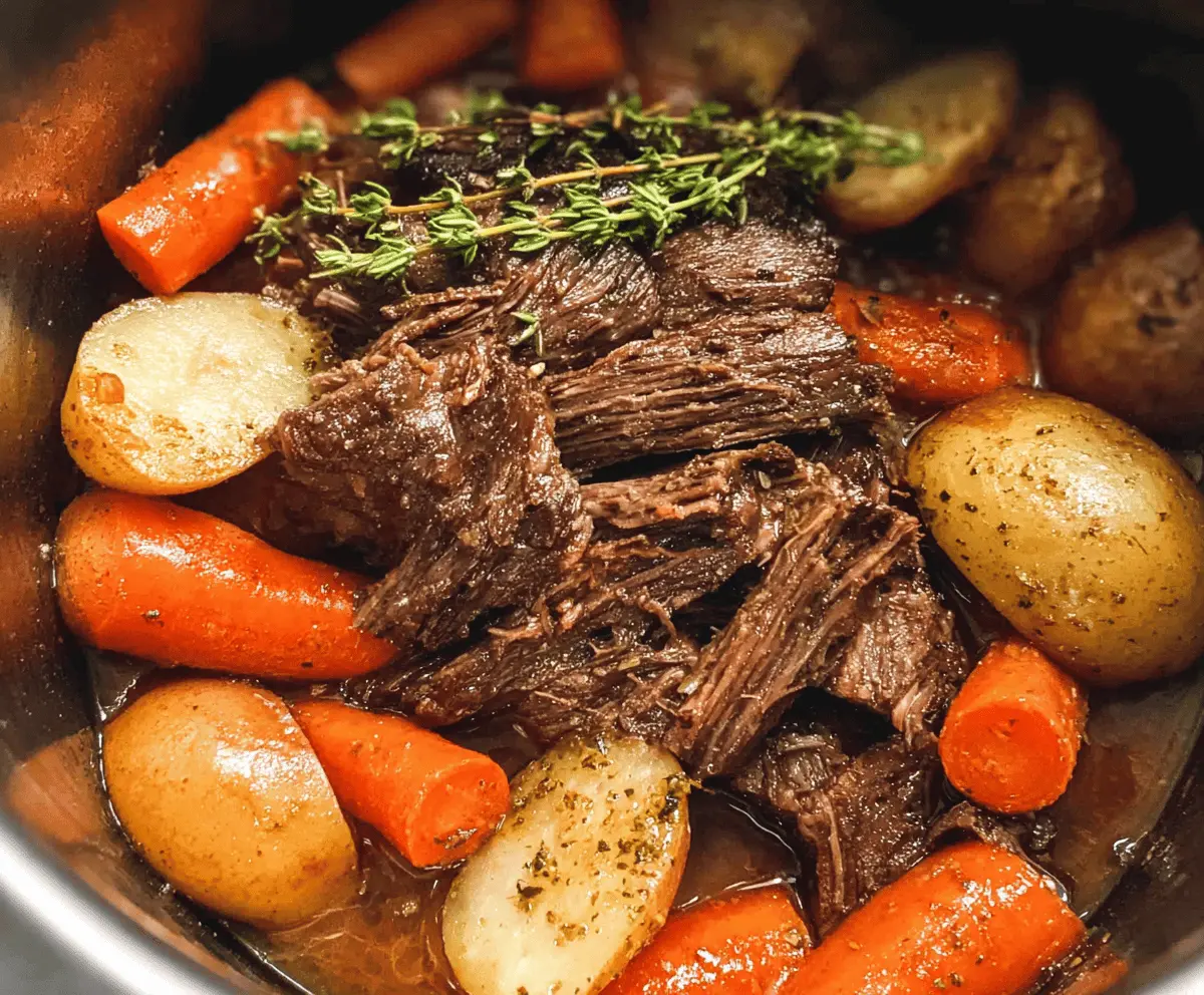 Easy Instant Pot Pot Roast Recipe