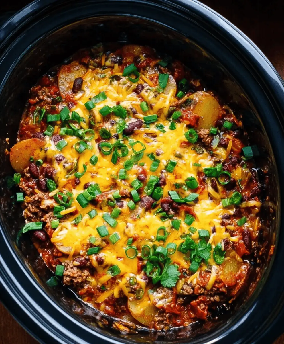 Easy Slow Cooker Cowboy Casserole Recipe