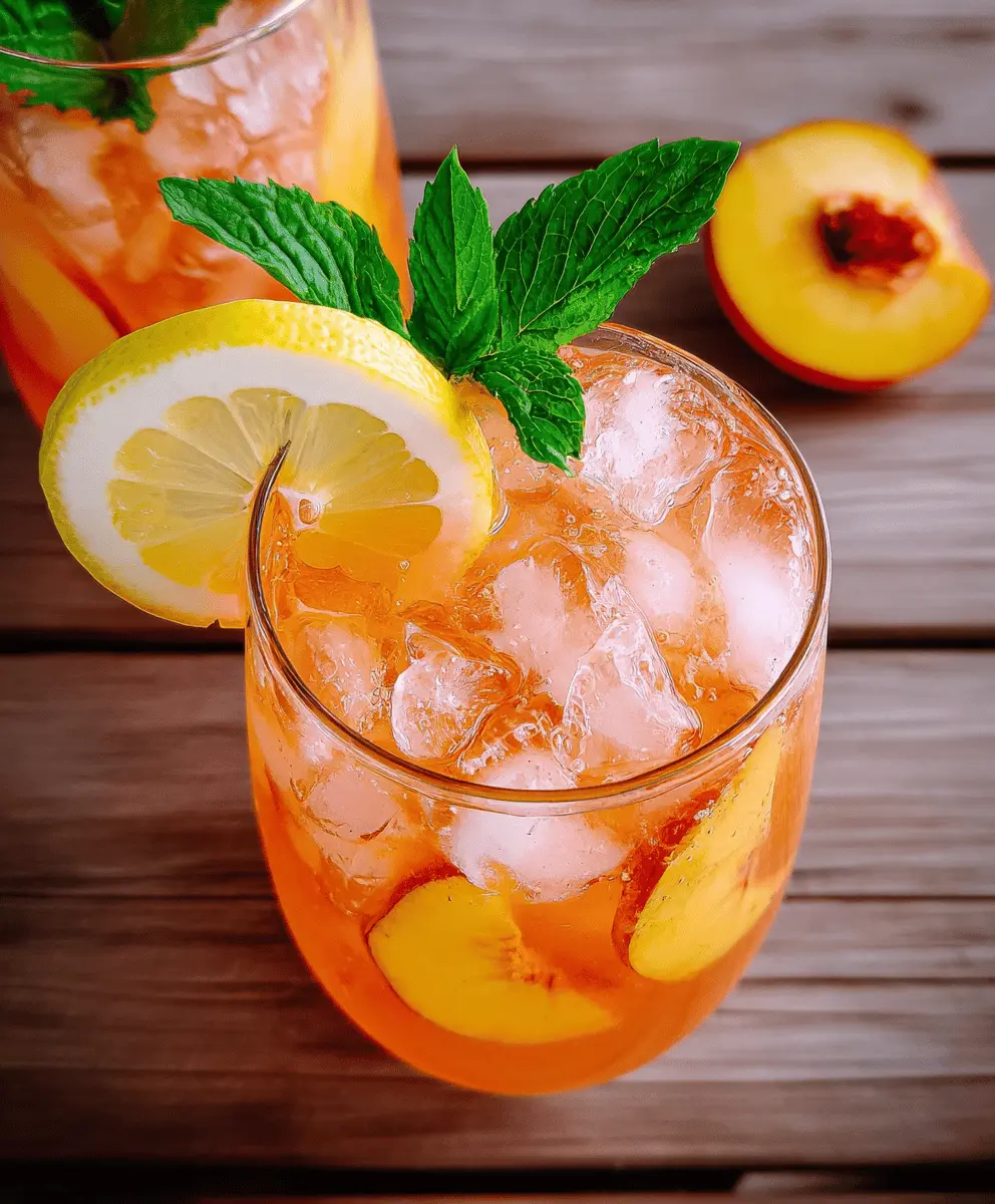 Refreshing Peach Lemonade Recipe for Summer