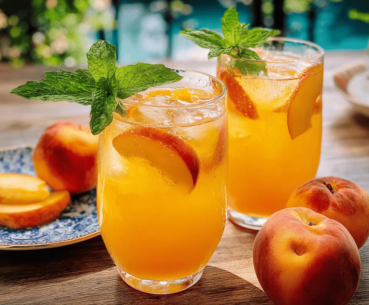 Refreshing Peach Lemonade Recipe for Summer