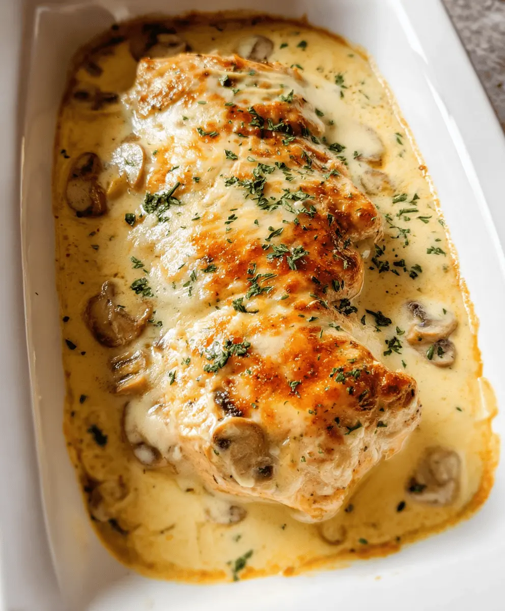 Creamy Chicken Gloria Recipe with Garlic and Herbs
