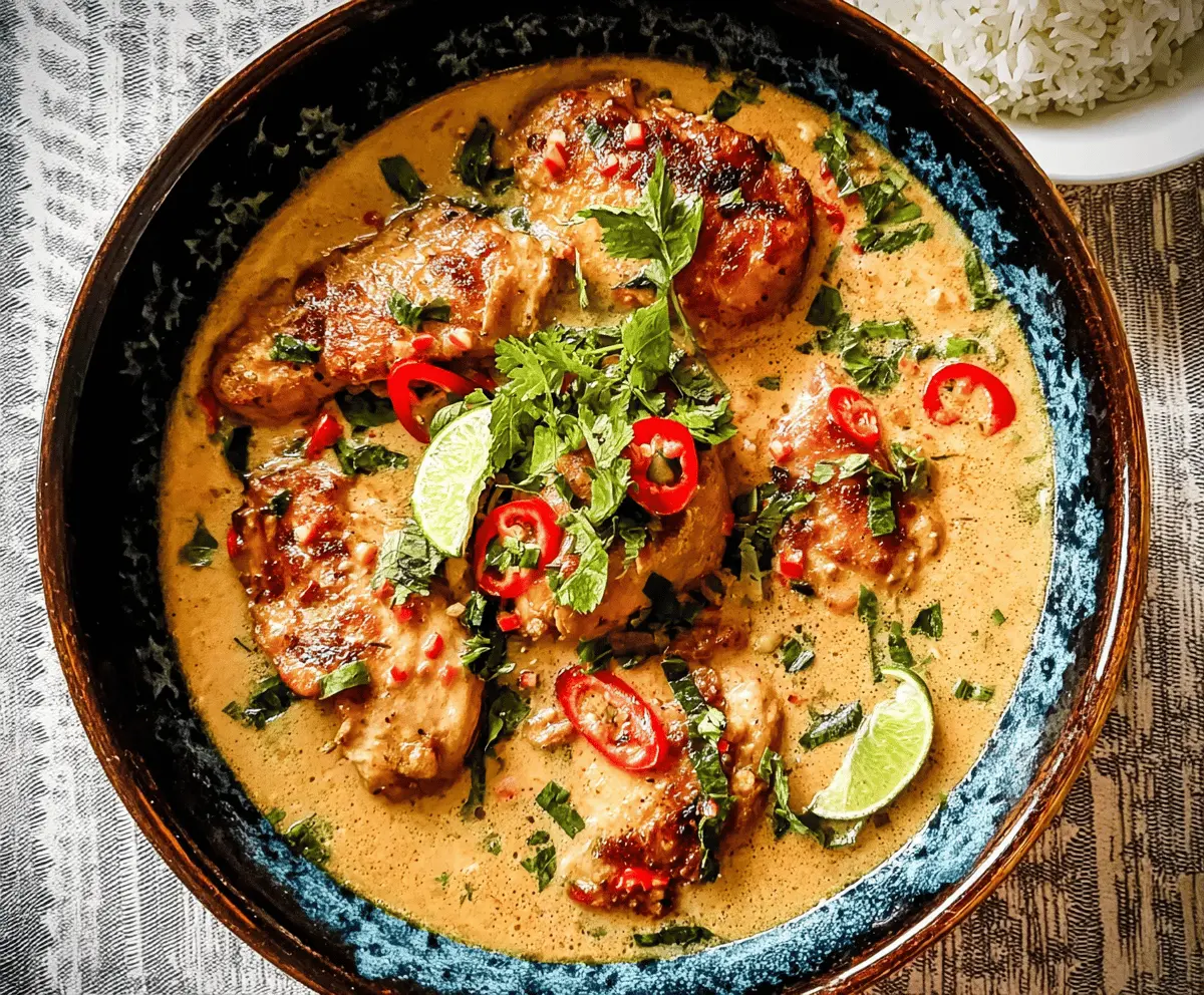 Creamy Coconut Milk Chicken Recipe Easy and Delicious