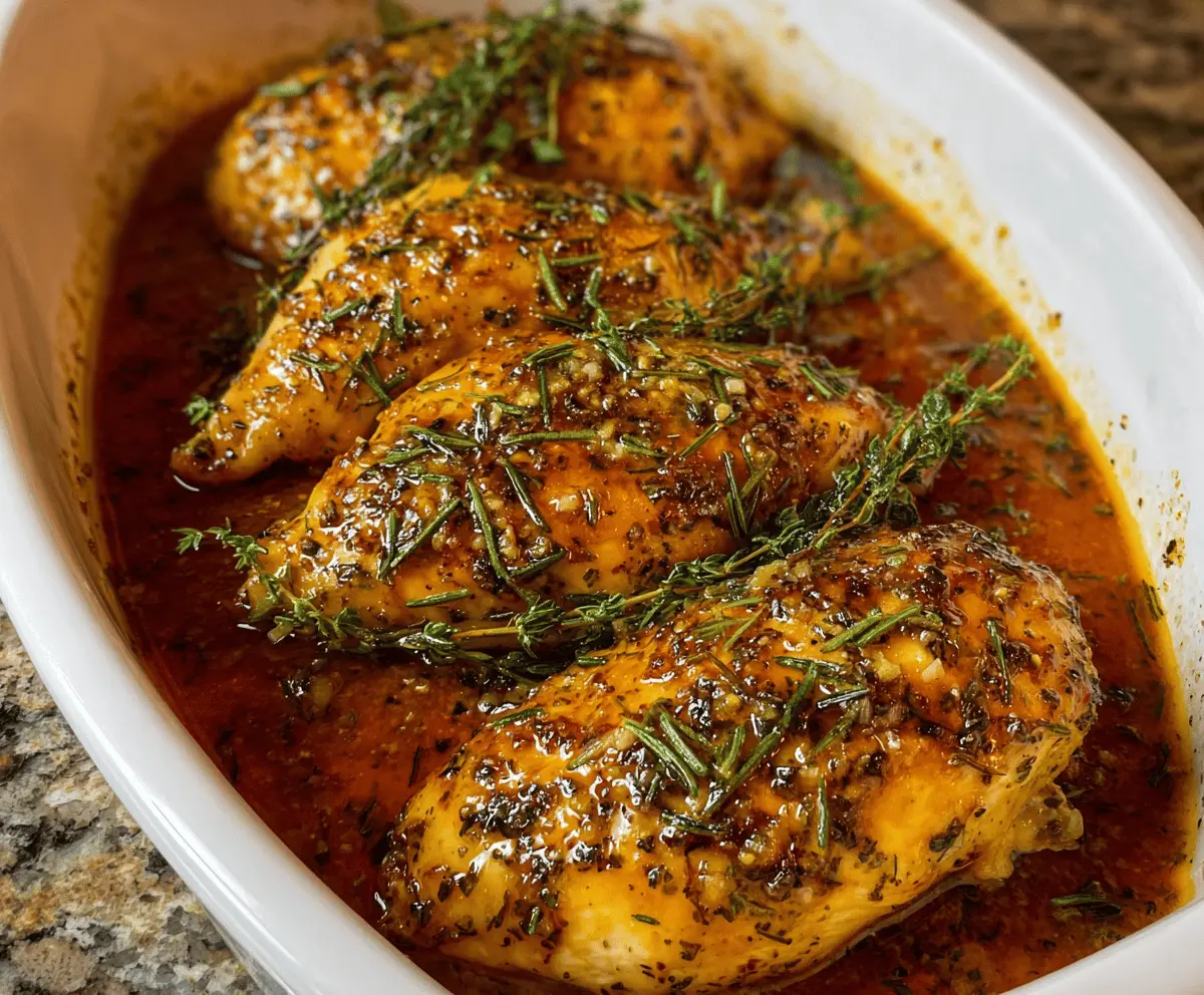Easy Baked Honey Dijon Chicken Recipe