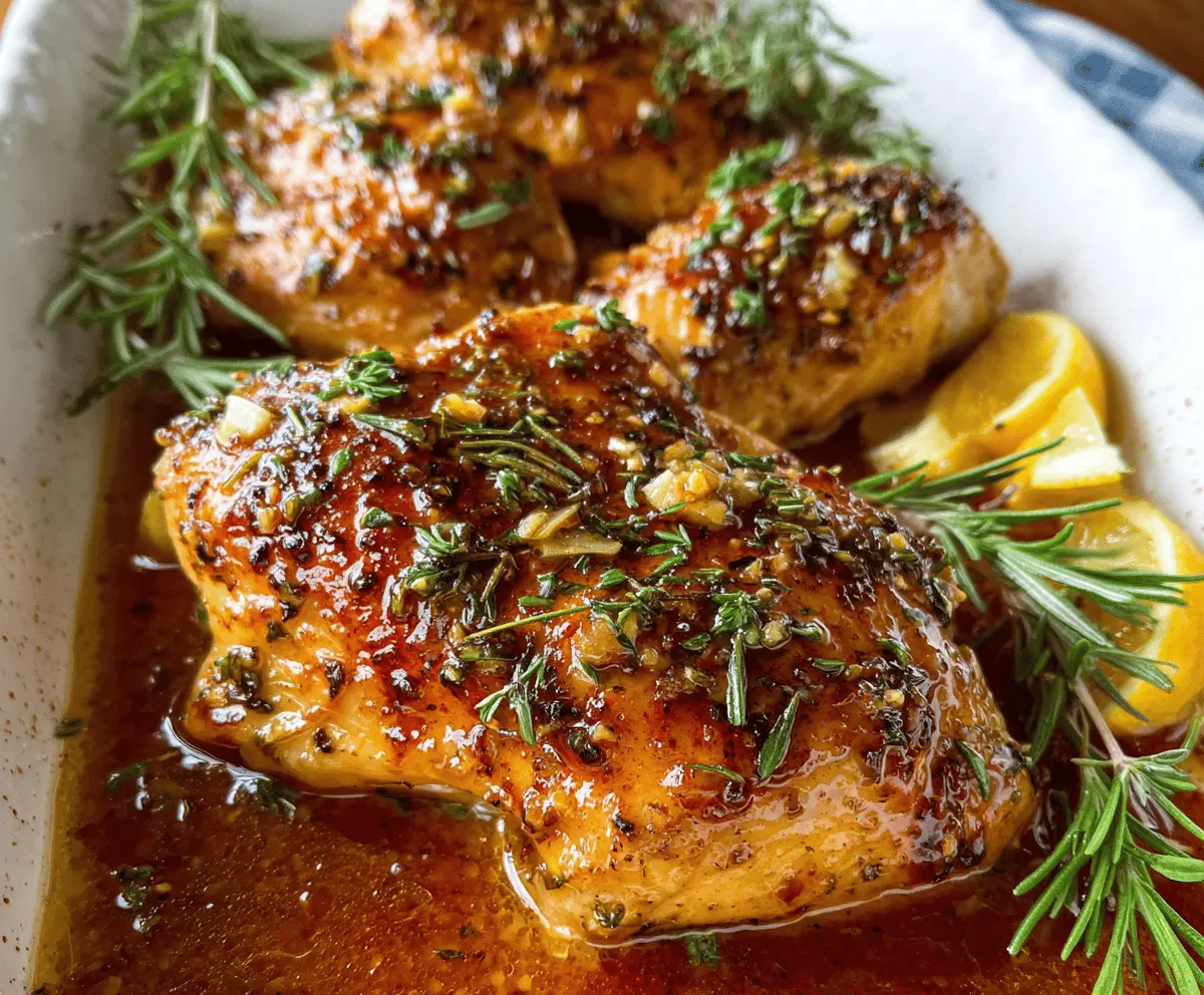 Easy Baked Honey Dijon Chicken Recipe