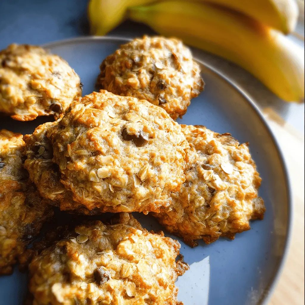 Chewy Banana Oatmeal Cookies Recipe