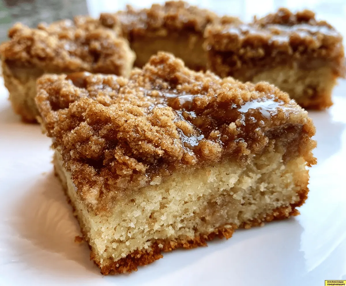 Moist Banana Crumb Coffee Cake With Streusel Topping