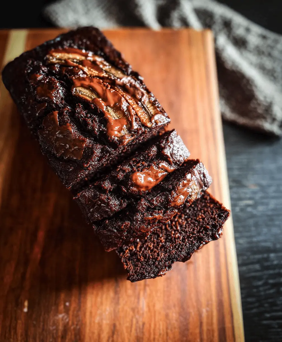 Moist Chocolate Espresso Banana Bread Recipe