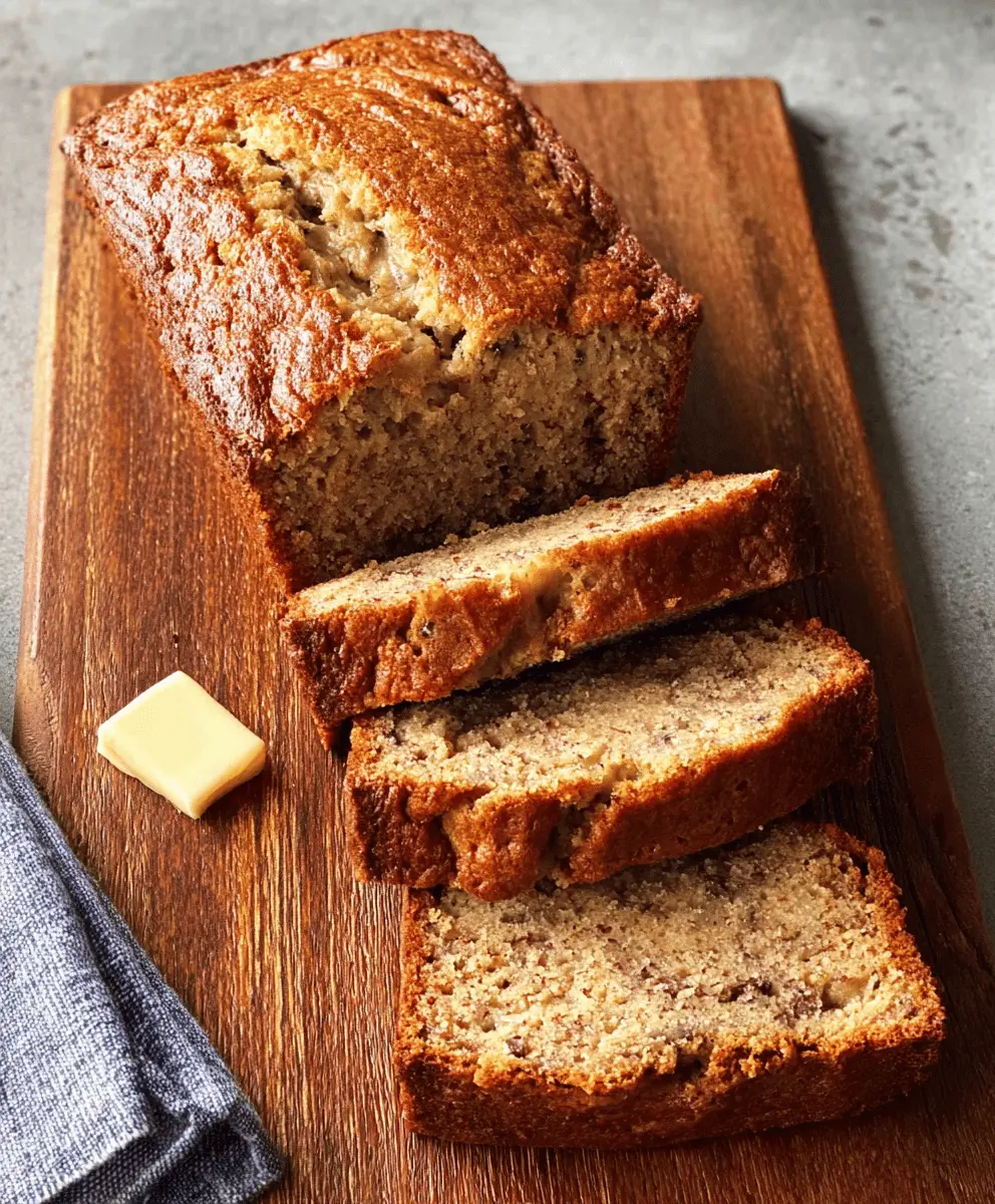 Moist Sour Cream Banana Bread Recipe