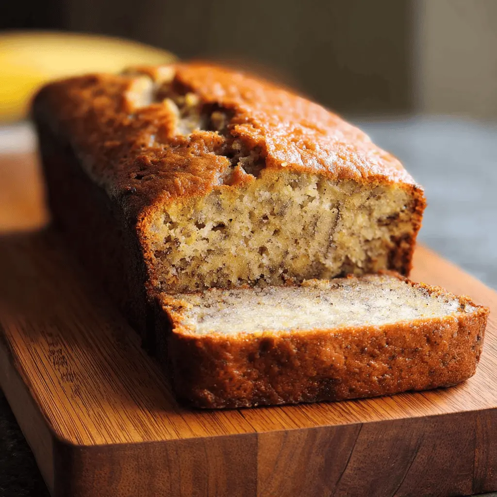 Moist Buttermilk Banana Bread Recipe