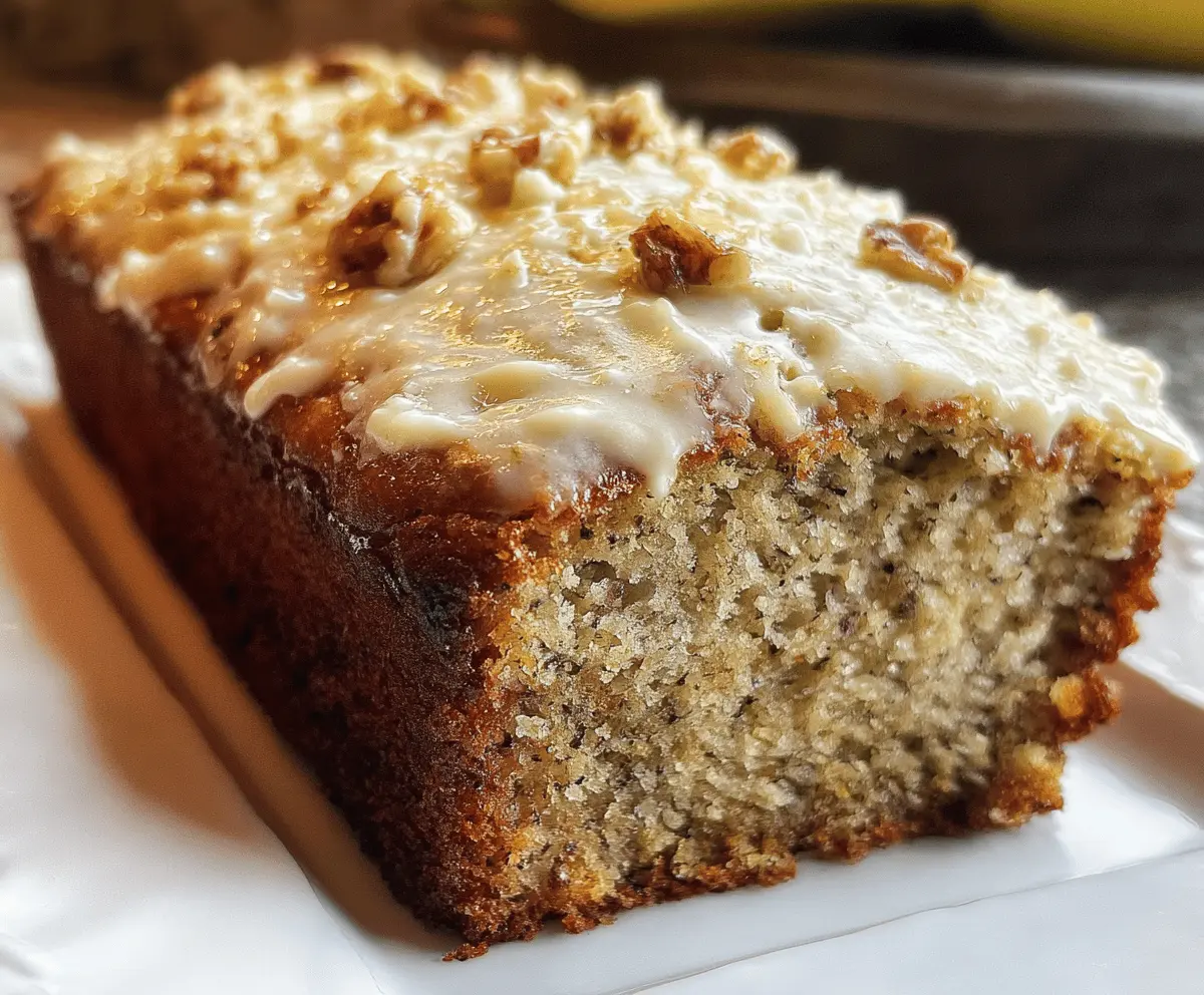 Moist and Easy Banana Bread Cake Recipe