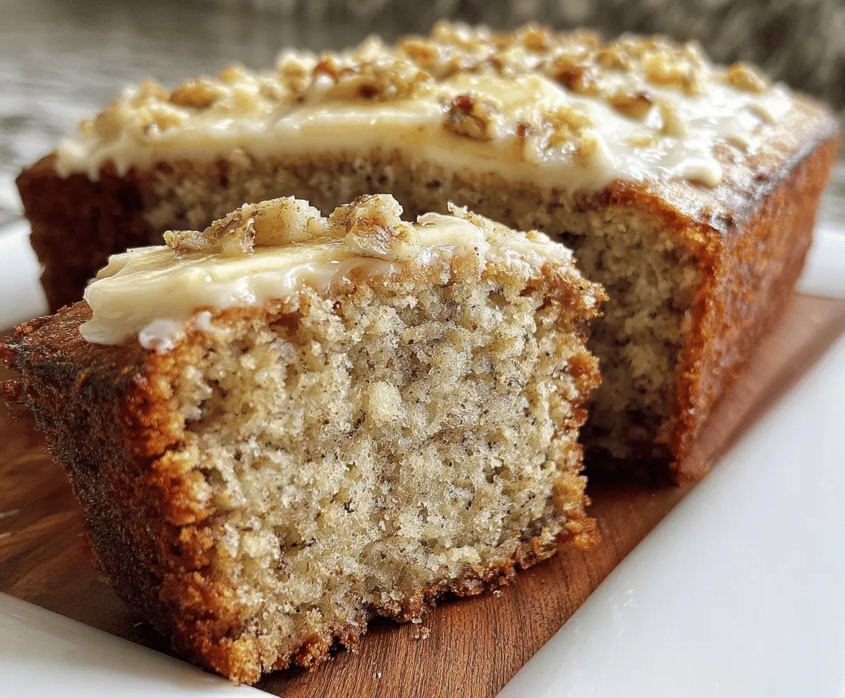 Moist and Easy Banana Bread Cake Recipe