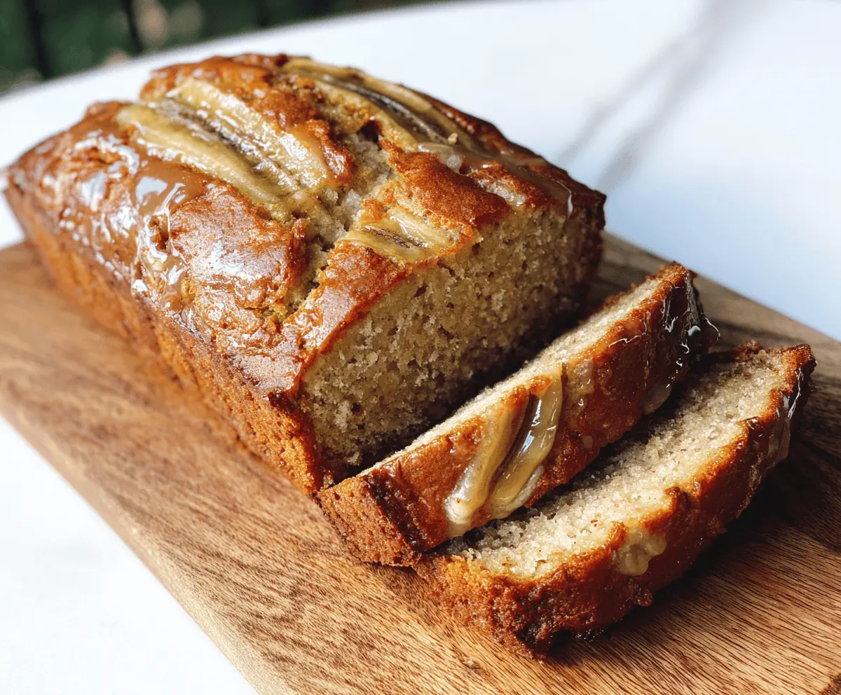Moist Honey Vanilla Banana Bread Recipe