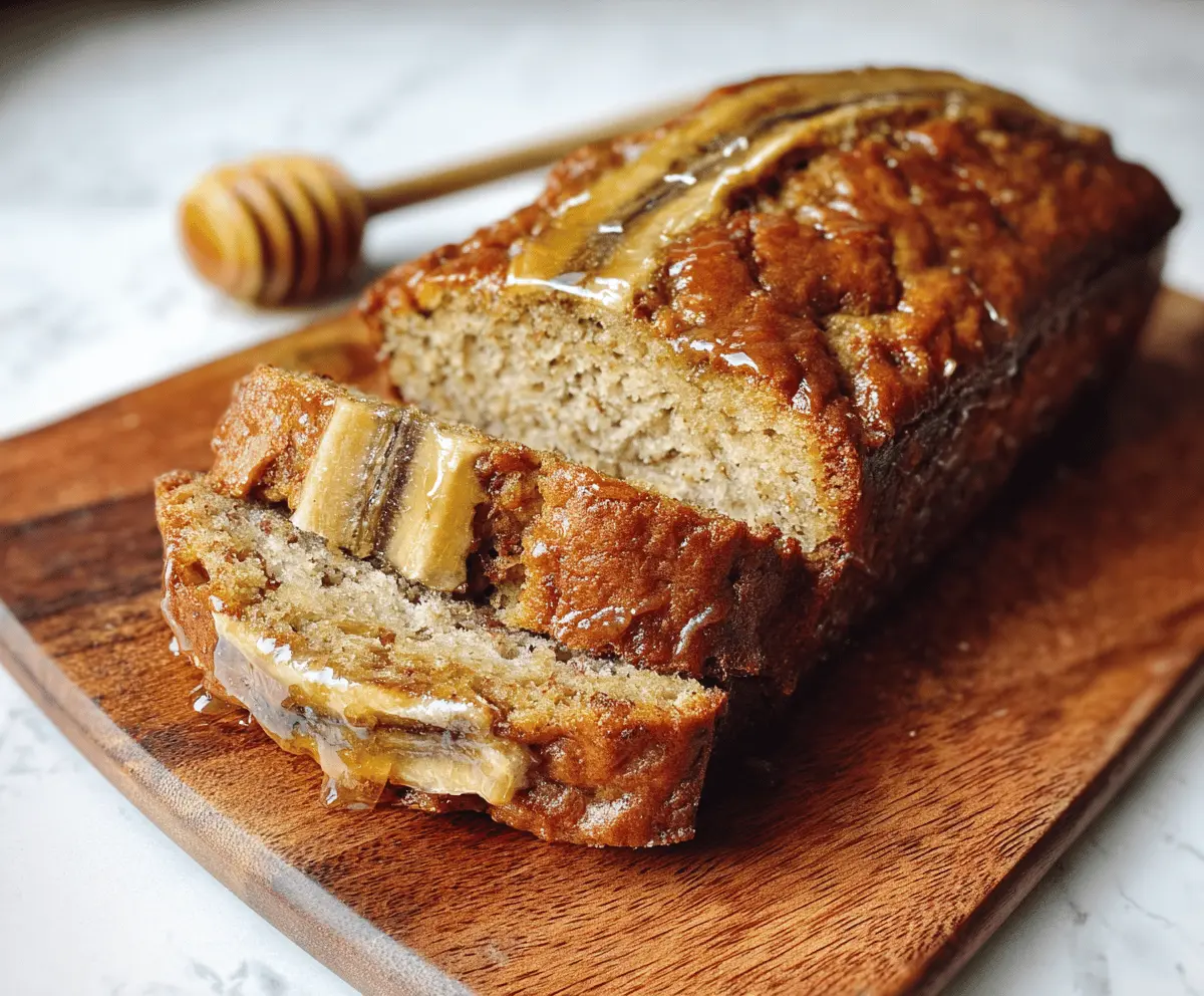 Moist Honey Vanilla Banana Bread Recipe