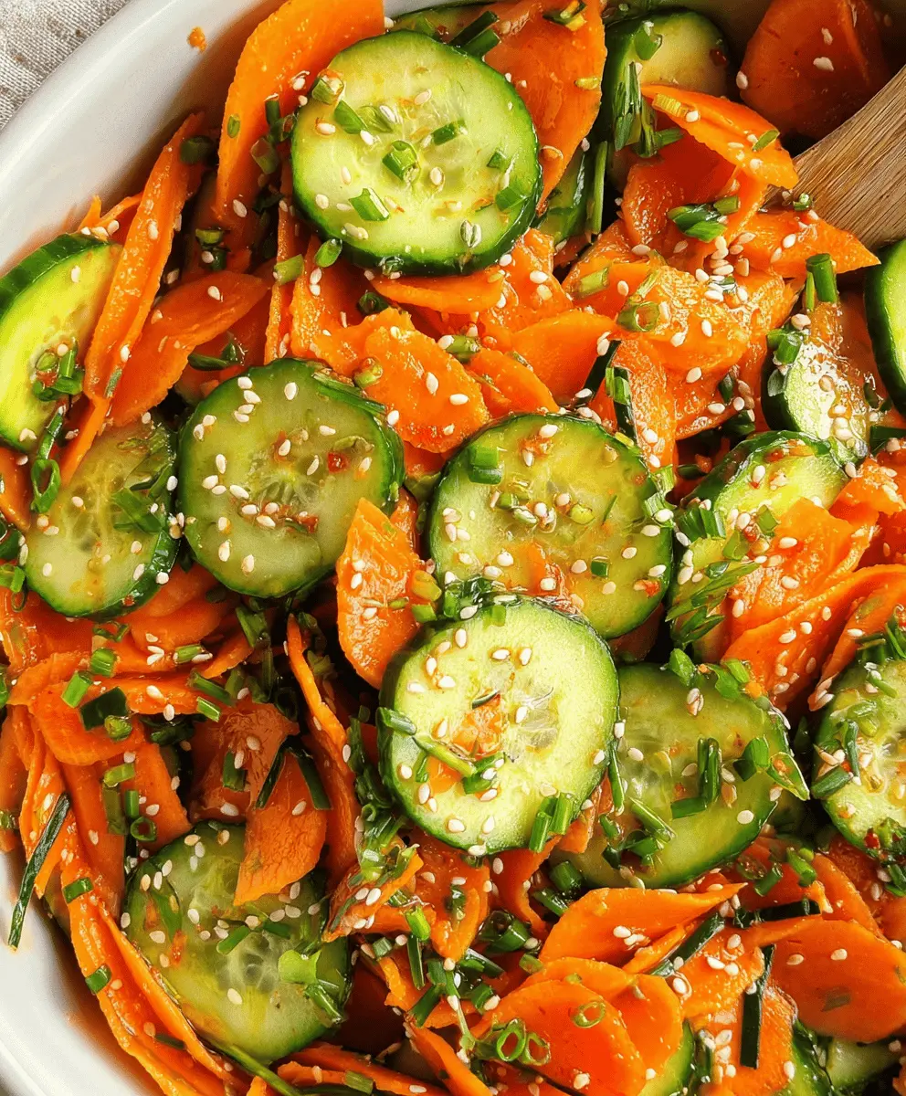 Fresh Carrot and Cucumber Salad Recipe