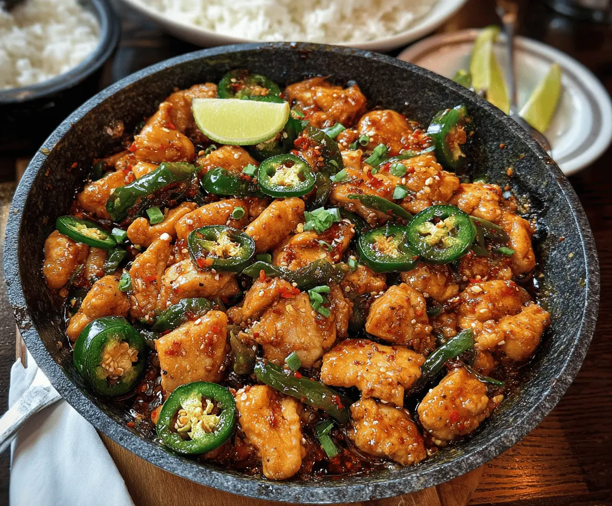 Easy Spicy Jalapeño Chicken Recipe
