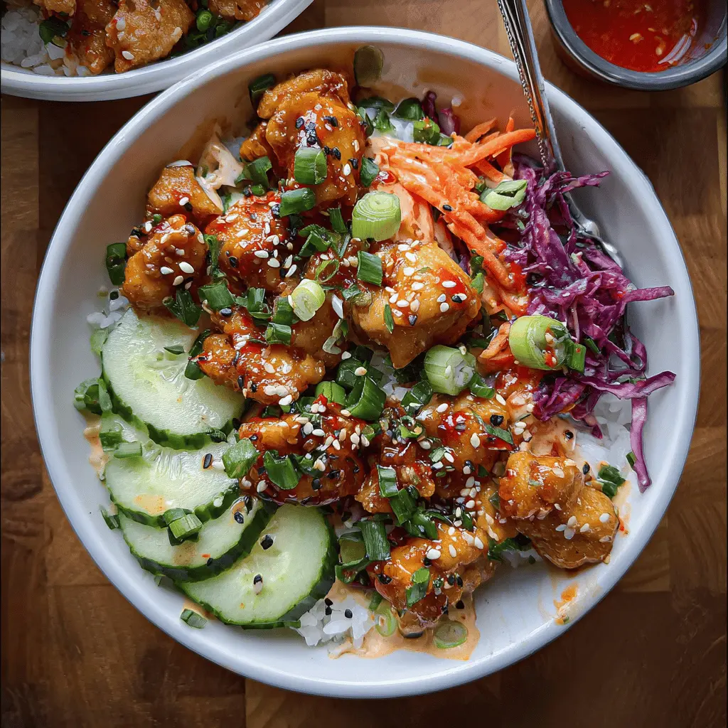 Easy Bang Bang Chicken Bowl Recipe