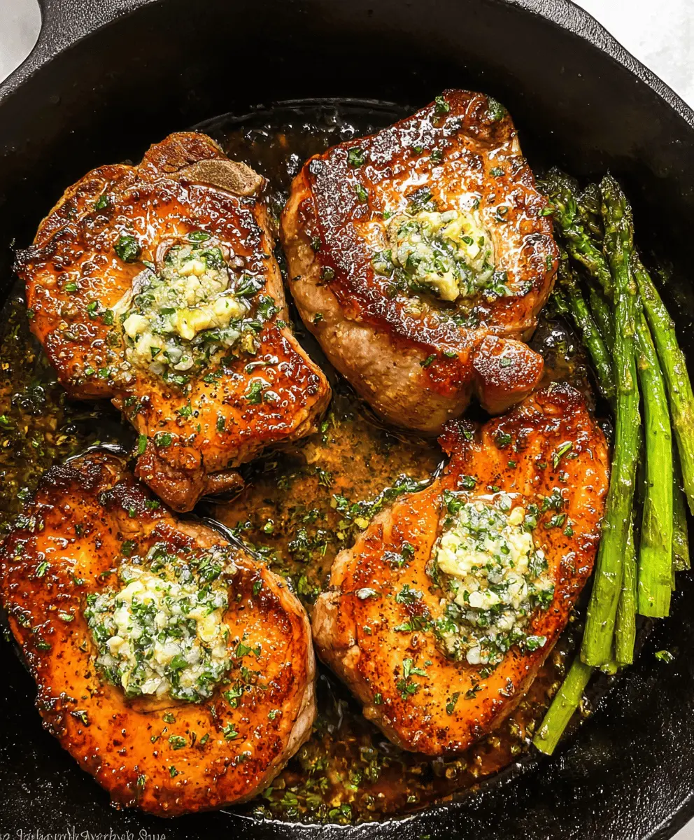 Garlic Butter Pork Chops Pan Seared to Perfection