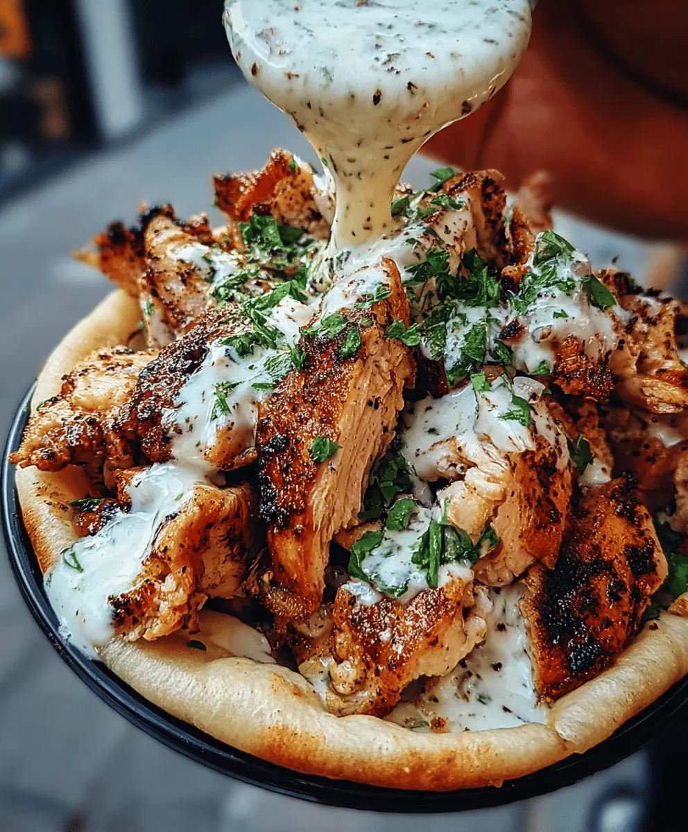 Easy Chicken Shawarma with Creamy Garlic Sauce