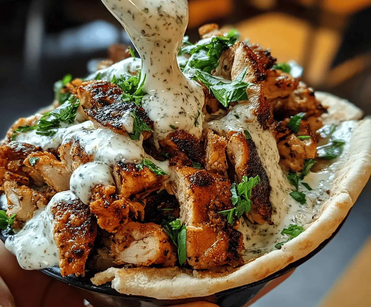 Easy Chicken Shawarma with Creamy Garlic Sauce