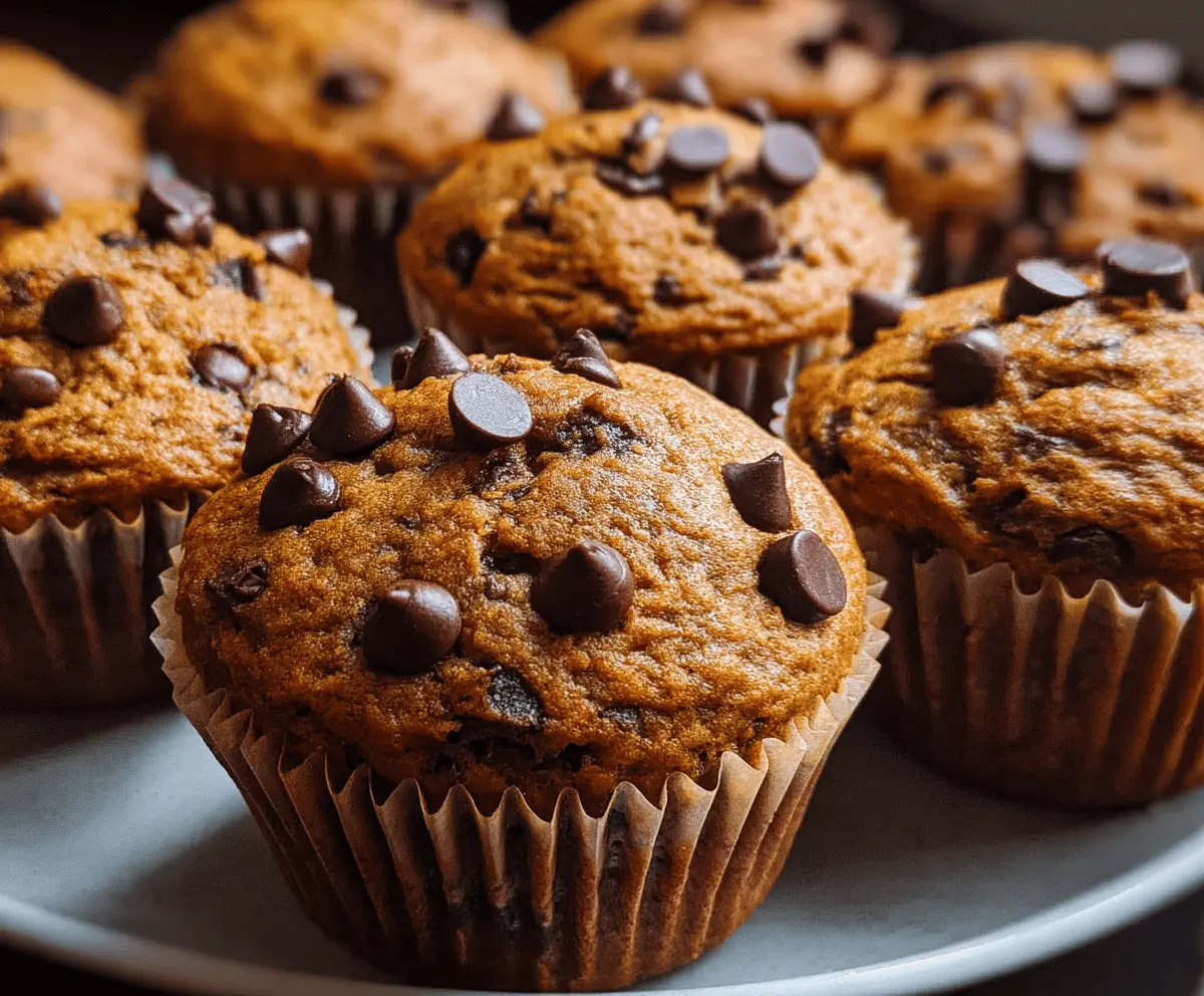 Moist Pumpkin Chocolate Chip Muffins Recipe