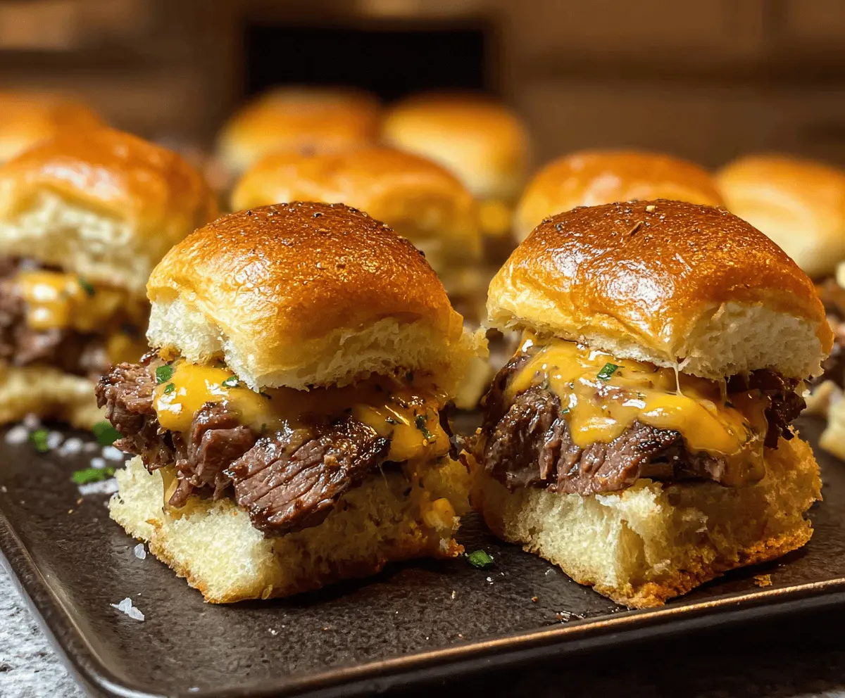 Savory Cowboy Butter Steak Sliders Recipe