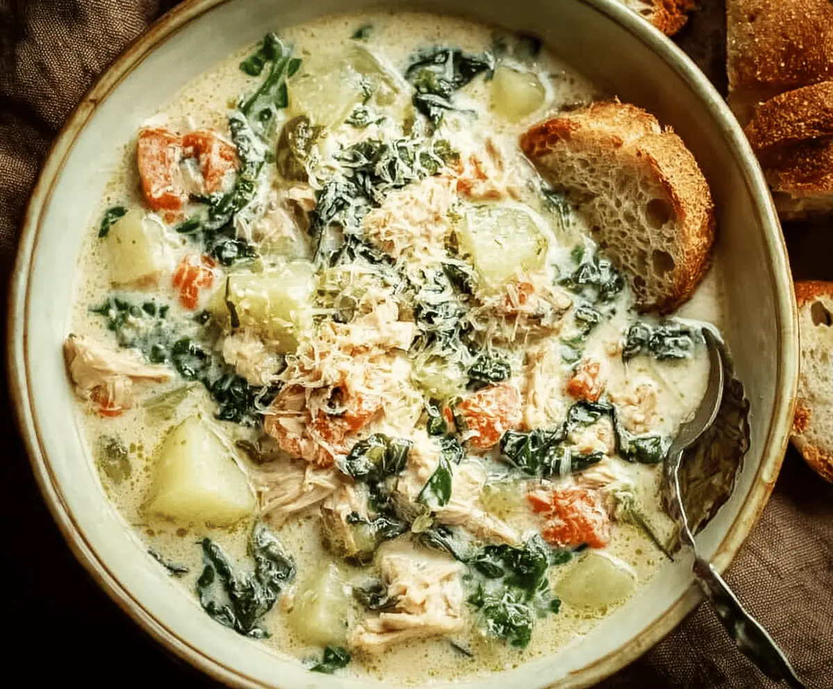 Chicken Florentine Soup