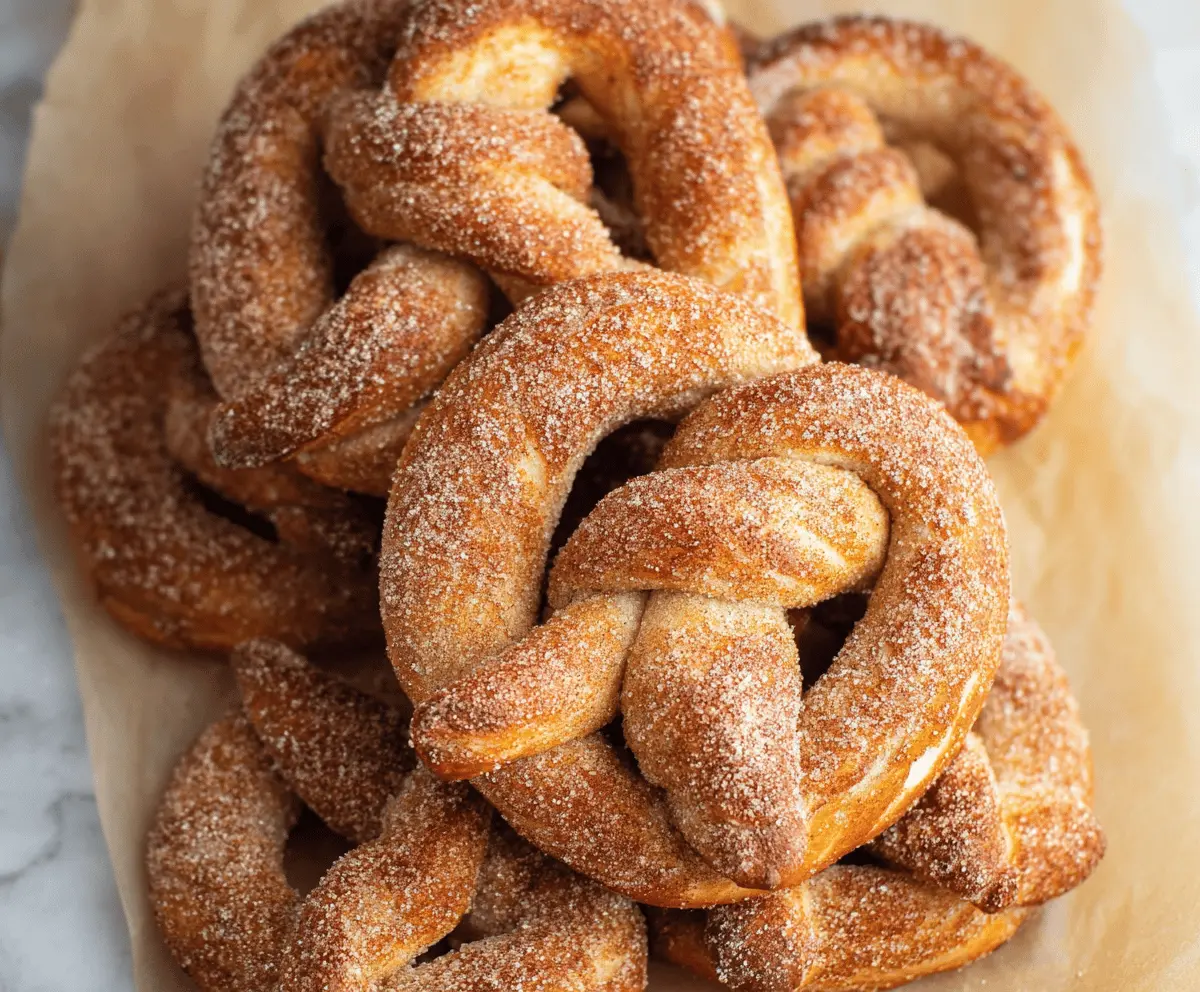 Cinnamon Sugar Soft Pretzels