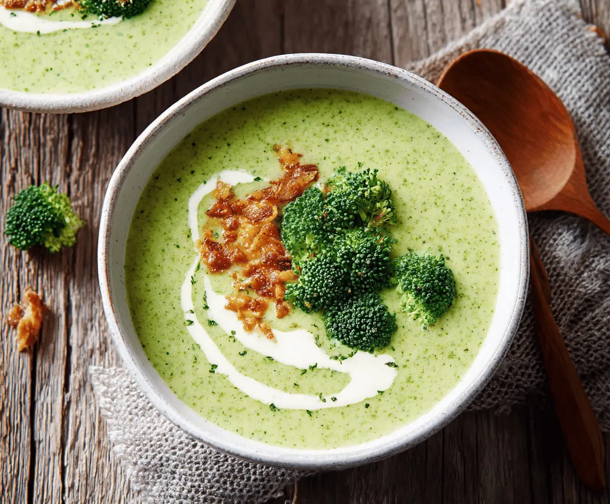 Cream of Broccoli Soup