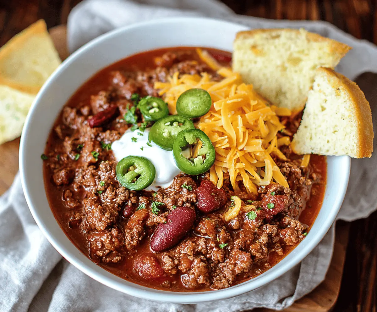 Ground Beef Chili