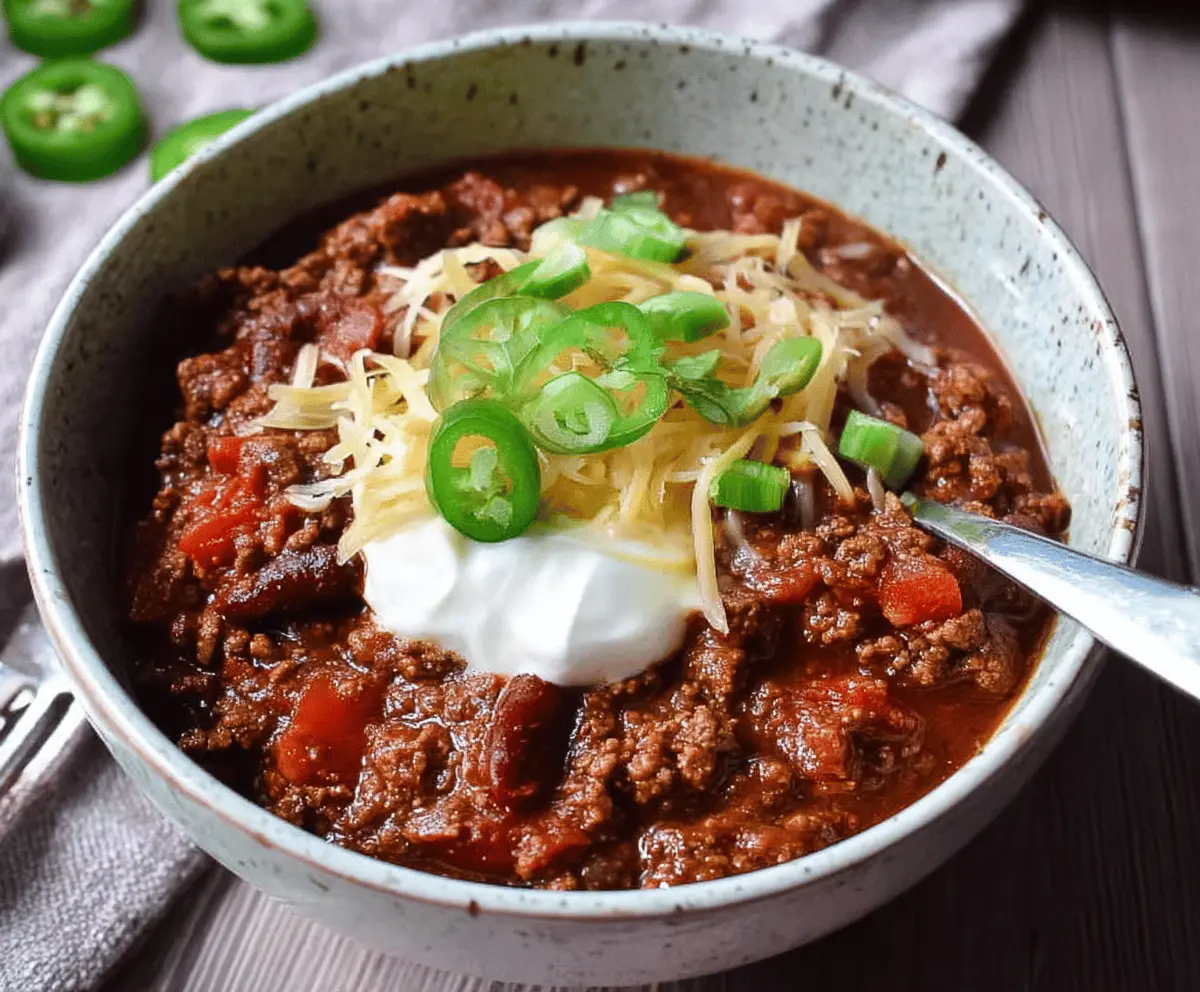 Low-Carb Chili