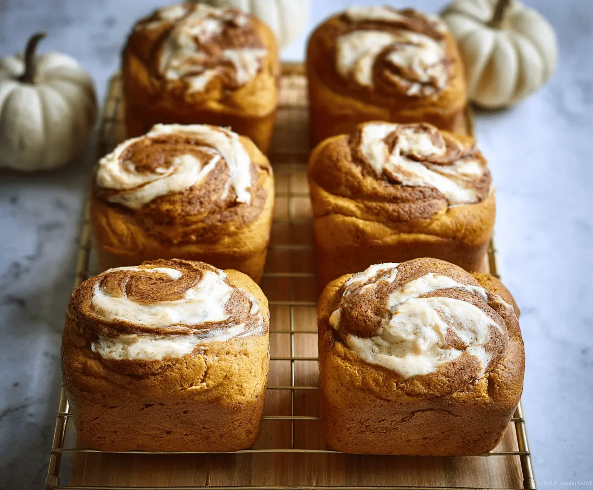Mini Pumpkin Cream Cheese Bread