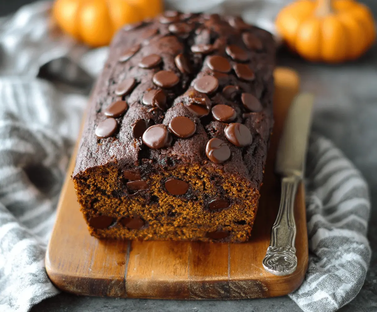 Pumpkin Chocolate Bread
