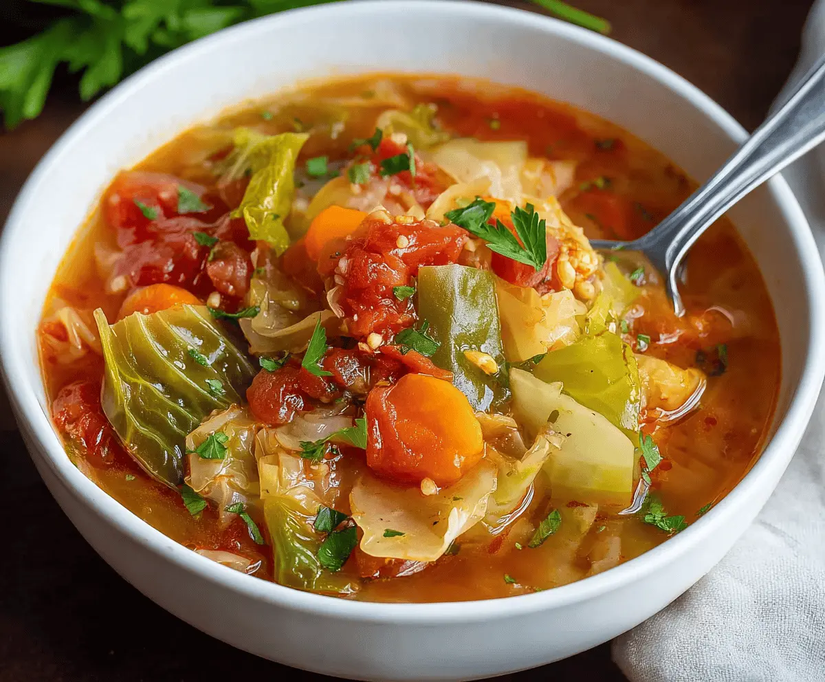 Weight Watchers Cabbage Soup