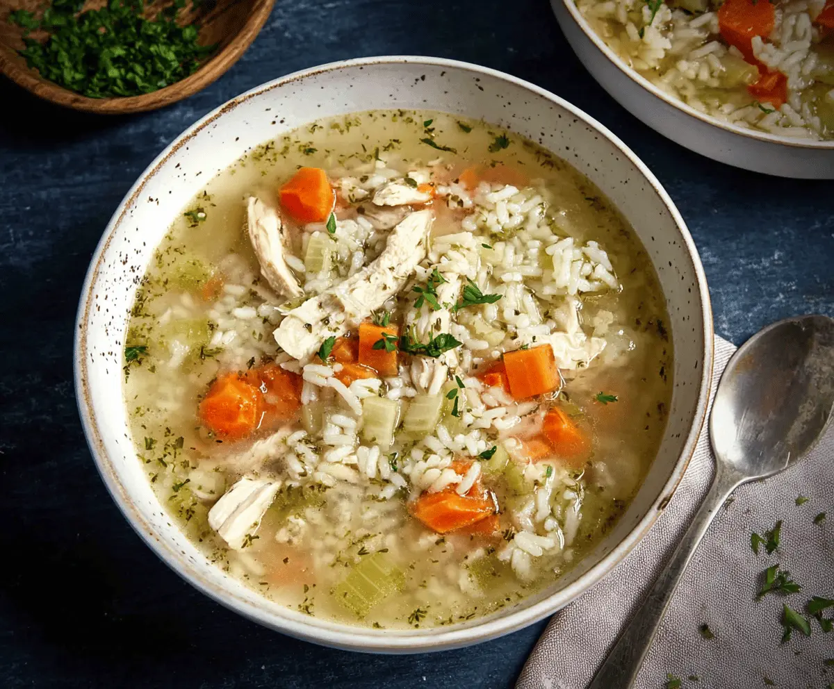 Chicken and Rice Soup