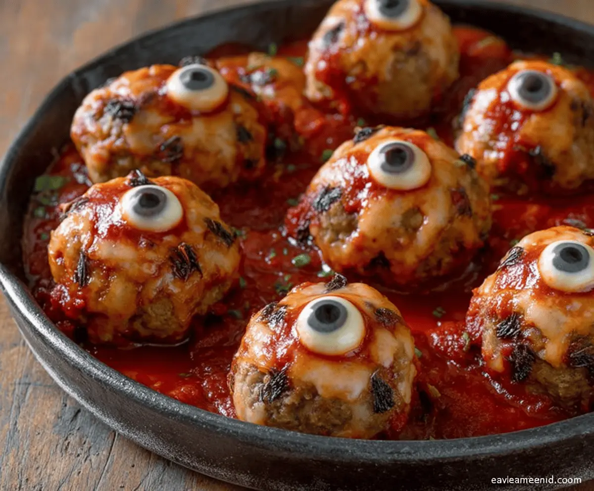 Cool Eyeball Meatballs Feast