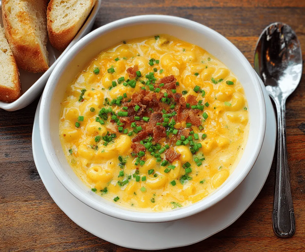 Mac and Cheese Soup