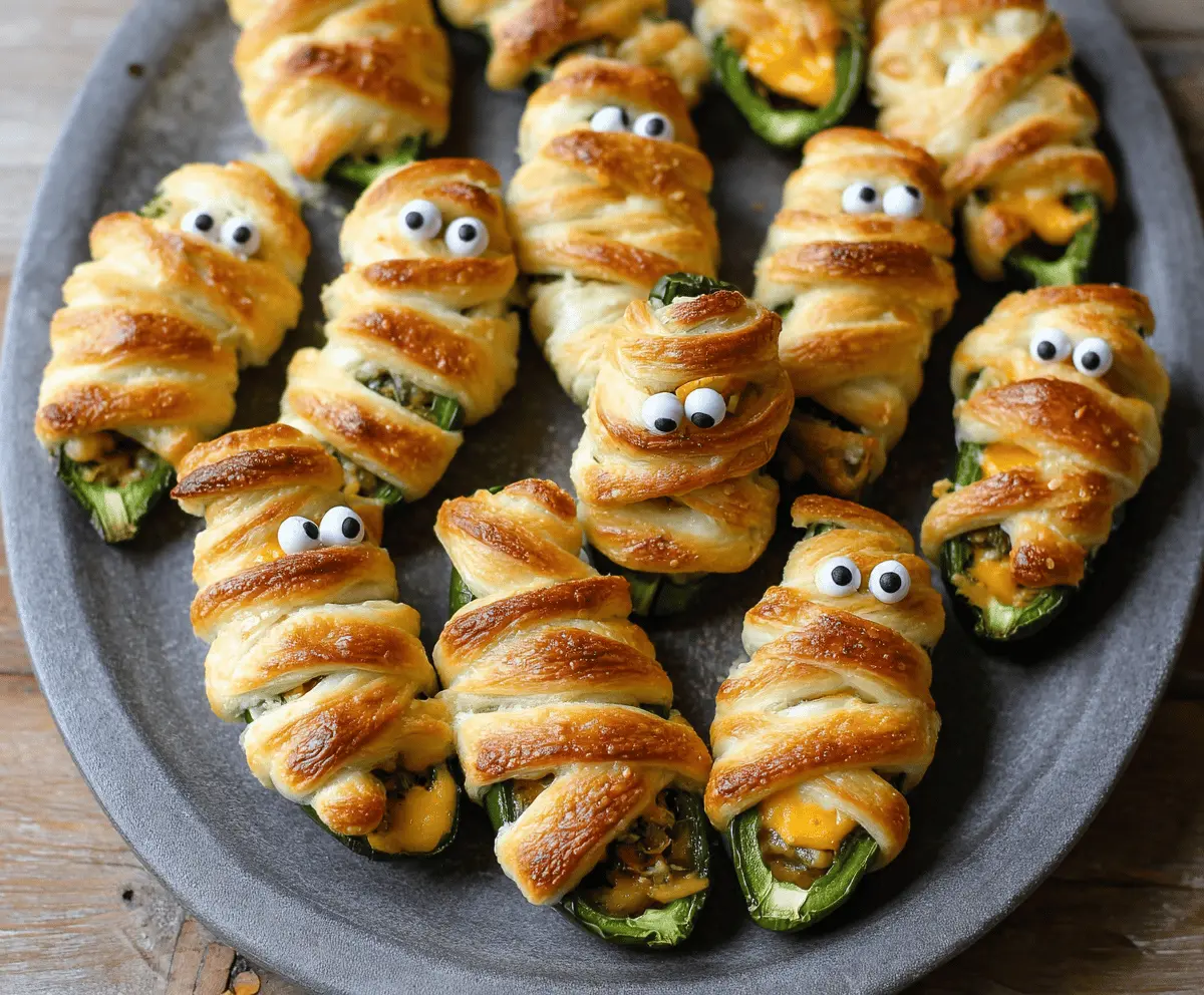 Mummy Jalapeño Poppers