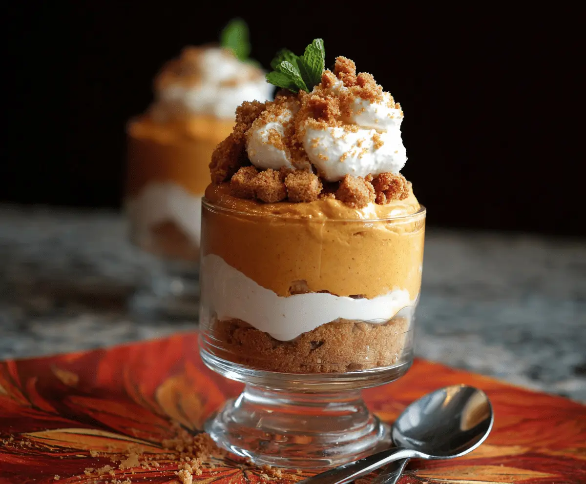 Pumpkin Mousse Parfait