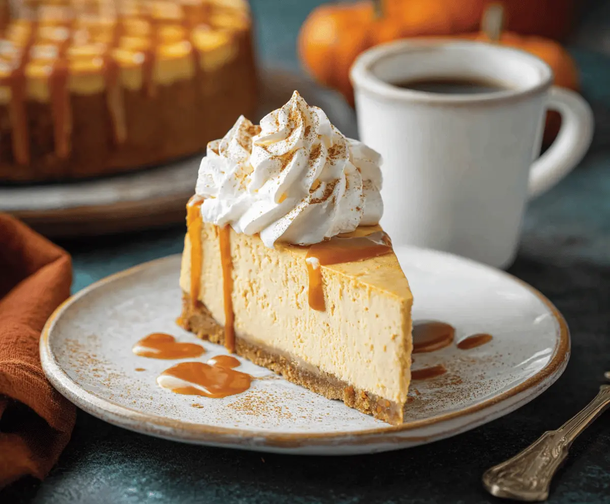 Pumpkin Spice Cheesecake